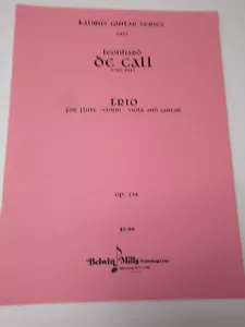Leonhard Leonard De Call Trio für Flöte Viola & Gitarre Noten Kalmus - Bild 1 von 5