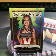 MOLLY QERIM ESPN  2011 UPPER DECK GOODWIN CHAMPIONS SPLASH COLOR PATCH 03/20.