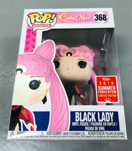 New Funko Pop Animation 368 Black Lady Sailor Moon SDCC Summer 2018 Exclusive - Picture 1 of 6