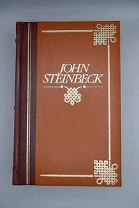 John Steinbeck Five Books In One Leather Bound Hard Cover 1986 - Picture 1 of 6