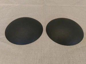 4.31" PAPER SPEAKER-WOOFER DUST CAP PAIR (2) / No lip / Fits over Mach 1 2 3 - Picture 1 of 4