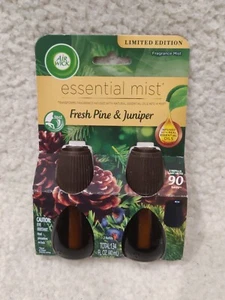 2 Count Air Wick Essential Mist Fragrance Mist Refill - Fresh Pine & Juniper - Picture 1 of 2