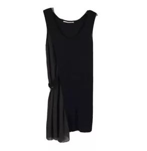 NFP New Form Perspective dress merino wool black sleeveless womens size medium - Picture 1 of 6