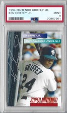 1994 Nintendo Ken Griffey Jr PSA 9 MINT Seattle Mariners HOF