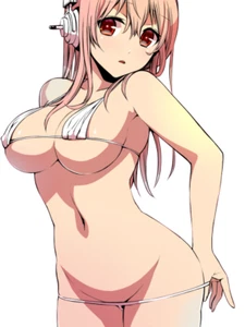 Super Sonico Weatherproof Anime Sexy Waifu Sticker 6" Premium Car Decal - Picture 1 of 1