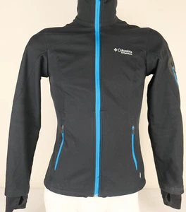 Columbia ~ Black Soft Shell Titanium Omnishield Outdoor Insulated Jacket XS - Picture 1 of 9