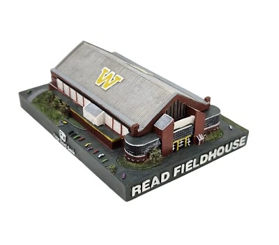 Western Michigan University WMU Broncos Read Fieldhouse Arena Resin 2 pc Model - Image 1 of 4
