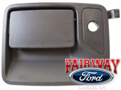 99 thru 16 Super Duty OEM Ford LH Driver Outer Door Handle 7C3Z-2522405-AA - Image 1 of 4