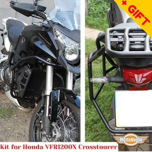 For Honda VFR1200X Crosstourer Engine guard Rack luggage system Kit Crash bars - Picture 1 of 15