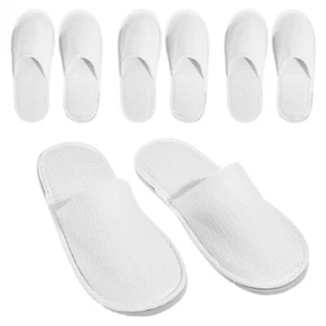 4 Pairs Unisex Travel Slippers Non- Slippers Indoor Slippers - Picture 1 of 11