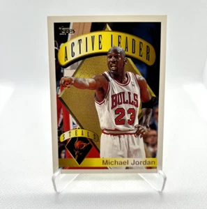 Michael Jordan - 1995-96 Topps #4 líder activo - Chicago Bulls - Imagen 1 de 2