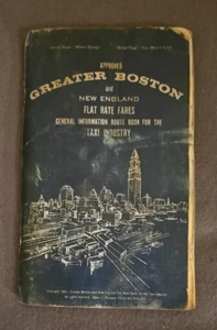 Vintage 1968 Approved Greater Boston and New England Flat Rate Fares - Picture 1 of 4