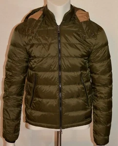 NWT BURBERRY MENS DUCK DOWN QUILTED PUFFER JACKET COAT SZ XS - Picture 1 of 12