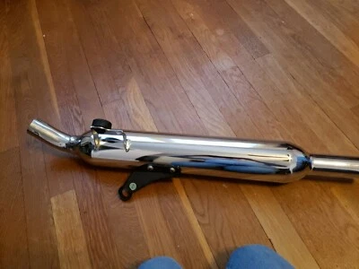 2008-14 Triumph Bonneville T100 глушитель, выхлоп, левая сторона,  - Изображение 1 из 4