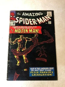 Amazing Spider-man #28 comic ORIGIN 1ST MOLTEN MAN Key issue 1965 GRADUATE Ditko - Picture 1 of 3