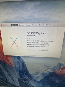 2012 Mac Pro | 3.46GHz 12-core | 32GB RAM | 500GB SSD | ATI 5770 - Picture 1 of 10