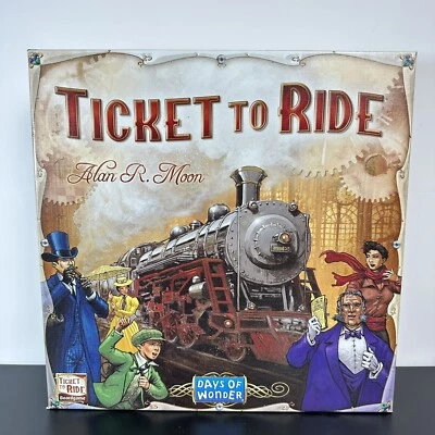 Days of Wonder Ticket To Ride by Alan R Moon Train Adventure Board Game Complete - Image 1 of 4