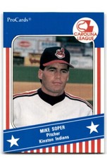 1991 PROCARDS CAROLINA LEAGUE ALL-STARS MIKE SOPER KINSTON INDIANS #CAR20