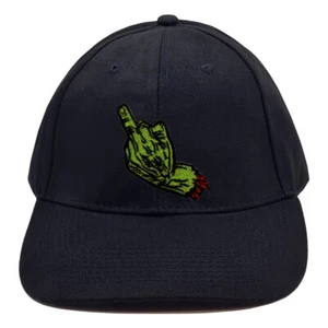 Gorra de béisbol Zombie Fuck-U bordada Monstruo de la muerte Rock Metal Motociclista Jinete - Imagen 1 de 2
