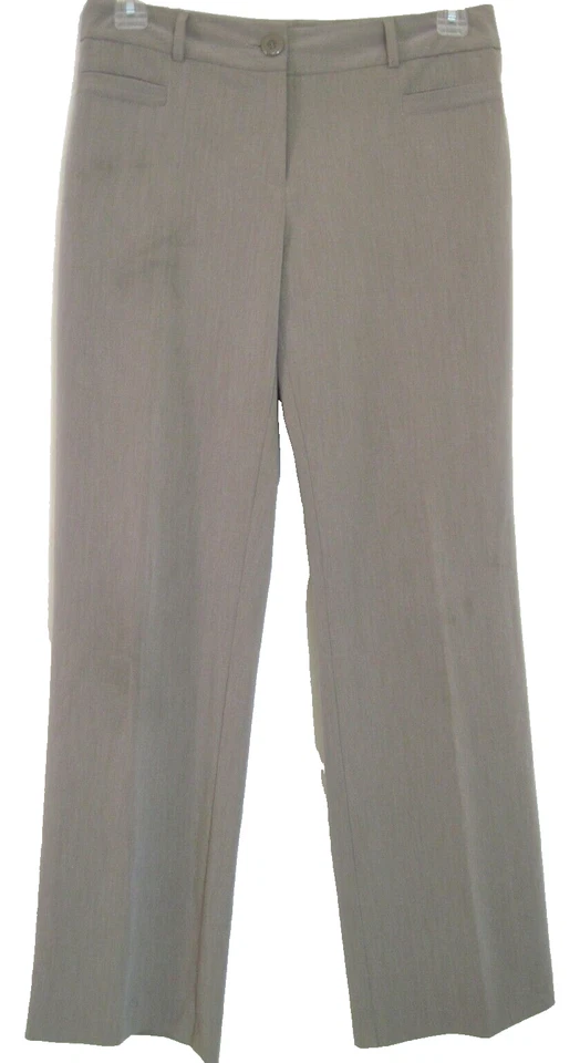 STUDIO 1940~Womens Pants Size 10~Taupe Gray~Dress Trousers~Spandex Belt Loops - Image 1 of 4