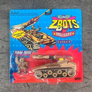 Vintage 1993 Micro Machines Z-Bots Military Combots Terra Tredz Figure Galoob - Picture 1 of 12