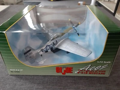 Hasbro GI Joe Aces 1/72 scale Fighters of WWII P-51D Mustang Diecast Airplane - Image 1 of 3