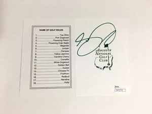 Jason Day Signed Masters Augusta Scorecard JSA Coa - Picture 1 of 1