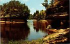 Vintage Postcard 1970S Lone Rock Lower Dells Wisconsin River Wi Usa E1
