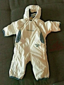 Baby Winteroverall Kapuze Schneeoverall Handschuhe Schneeanzug Overall NEU - Bild 1 von 6