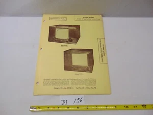 Sams Photofact Service Manual & Schematic TV Olympic TV104 TV105 TV922L TV944 - Picture 1 of 2