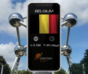 Belgia | 1GB-5GB | 7-30 dni | Mobilny internet dane eSIM | Szybka dostawa - Zdjęcie 1 z 1
