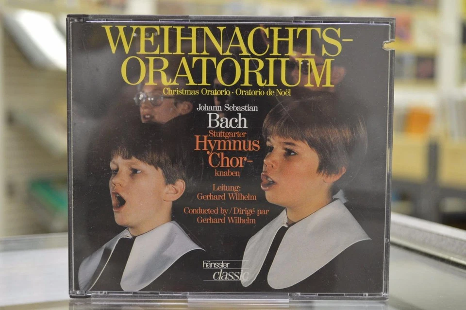 Stuttgarter Hymnus Chorknaben  Bach Christmas Oratorio Hanssler 98.910 Triple CD - Image 1 of 1