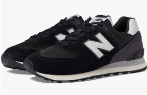 GENUINE NEW BALANCE U574 V2 SIZES 15 16 17 18 BLACK RED WHITE CLASSIC SNEAKER - Picture 1 of 51