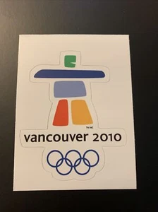 2010 Olympische Winterspiele Vancouver Kanada Aufkleber 2,8 Zoll x 3,4 Zoll - Bild 1 von 1