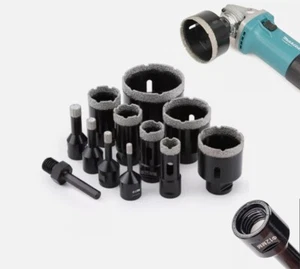5mm - 130mm Diamond Hole Saw Drill Core Bits Tile Ceramic Porcelain Stone Marble - Picture 1 of 16
