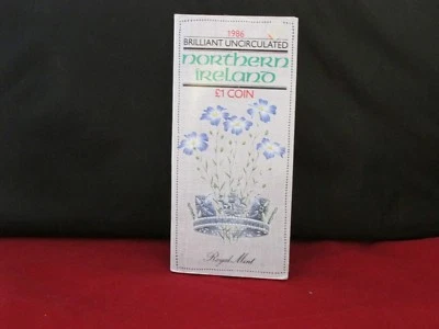 1986 Brilliant Uncirculated Northern Ireland 1 Pound - Royal Mint  - Image 1 of 4