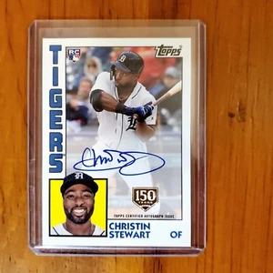 Christian Stewart 84R-CST RC 2019 135/150 Topps Baseball 35th 1984 automático paralelo - Imagen 1 de 2
