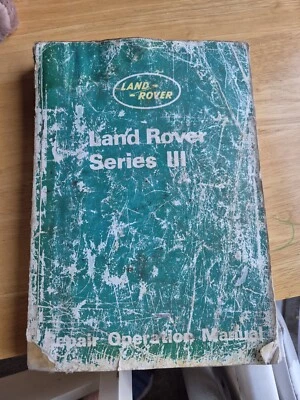 Land Rover Series 3 Official Shop Repair Operation Service Manual - Image 1 of 4