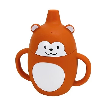 Taza para sorber de silicona para niños pequeños con dibujos animados | Sin BPA | Silicona de grado alimenticio Foto 1 de 4