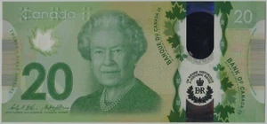 Billetes conmemorativos de polímero Canadá 2015 20 dólares UNC - Imagen 1 de 2