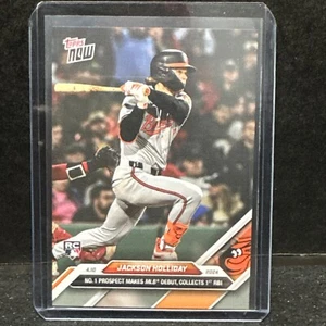 2024 Topps Now Jackson Holliday Call Up MLB Debut Card #61 Rookie Card 1st RBI - Bild 1 von 2