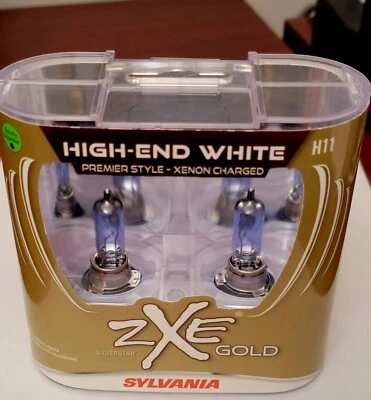 Sylvania ZXE Gold H11 High End White Xenon Charged (Beware Of Bargain Listings) - Image 1 of 4