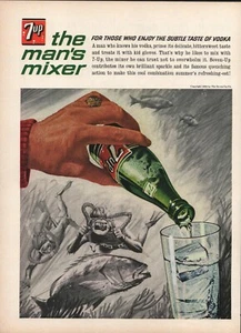 1964 -7-Up - "The Man's Mixer" - Buceo - Serie de anuncios Playboy - Imagen 1 de 1