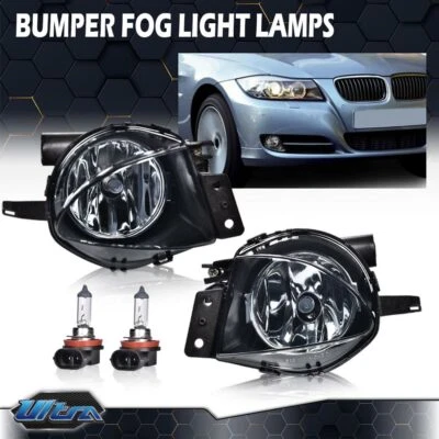 Luces antiniebla transparentes con bombilla para BMW E90 325i 328i 330i 335i 2006-2008 Foto 1 de 4
