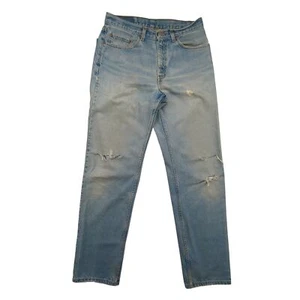 Jeans vintage Levis uomo 32x34 relaxed gamba dritta invecchiato Y2K 2262C anni 2000 - Foto 1 di 17