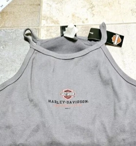 Harley Davidson Built In Bra Tank Top L Women's NEW W/TAGS - Picture 1 of 8