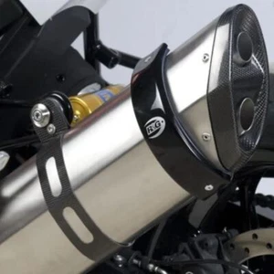 R&G Exhaust Protection Round (5.5"- 6.5") Black BMW K1600GT SE 2017 - 2018 - Picture 1 of 3