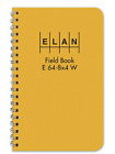E64-8X4W Wire-O Field Surveying Book 4 ⅞ X 7 ¼ Yellow Stiff Cover (Pack of 48)