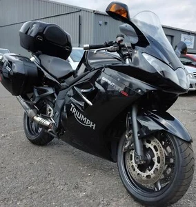 2014 14 TRIUMPH SPRINT GT1050 ABS 1050 TOURER BLACK FULL LUGGAGE NEW MOT ST - Picture 1 of 11