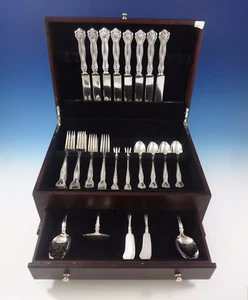 Raleigh by Alvin Sterling Silver Flatware Set For 8 Service Dinner 51 Pieces - Picture 1 of 6